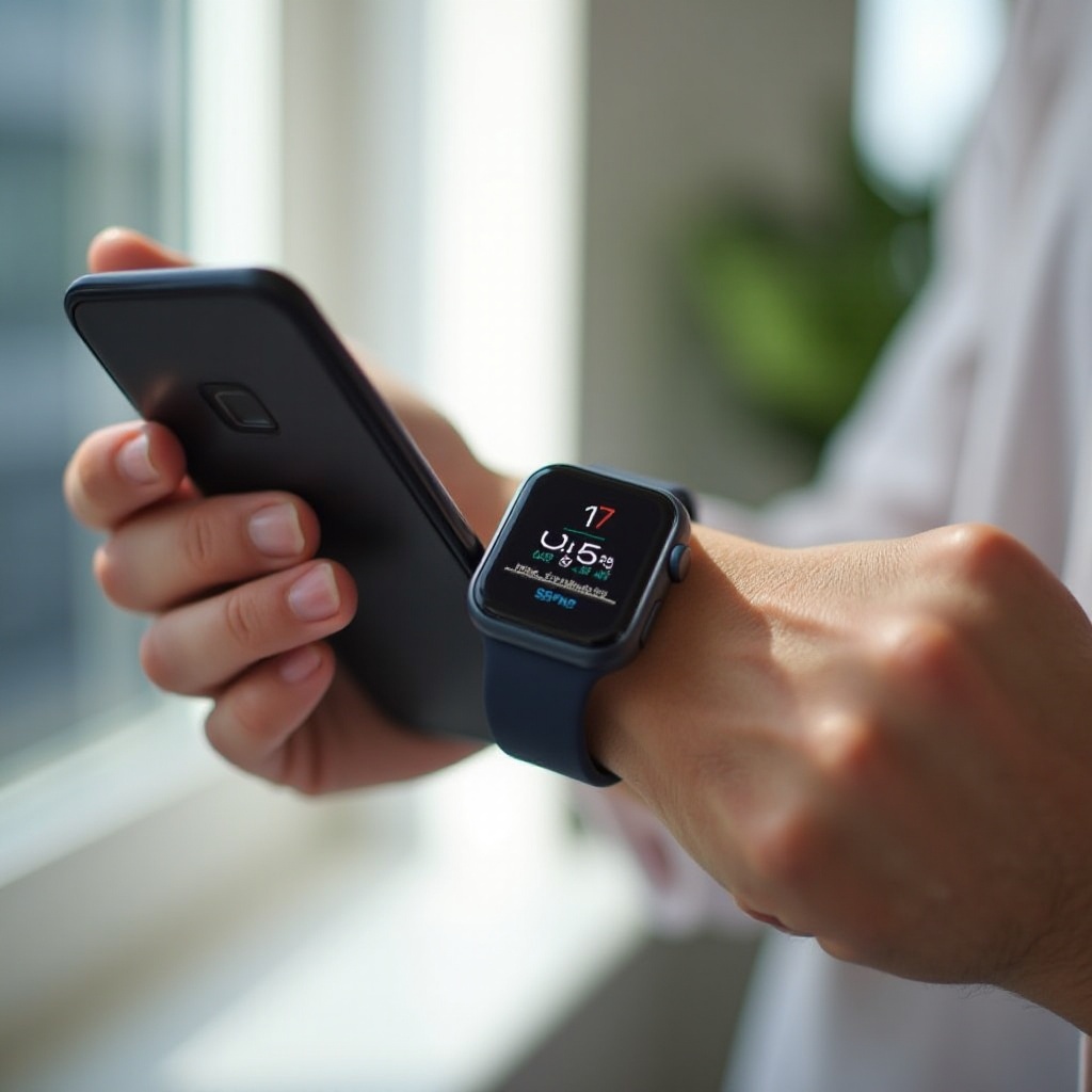 how do i set my smart watch time