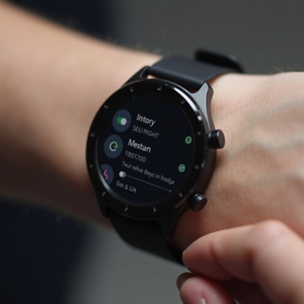 how to reset the time on a smart watch