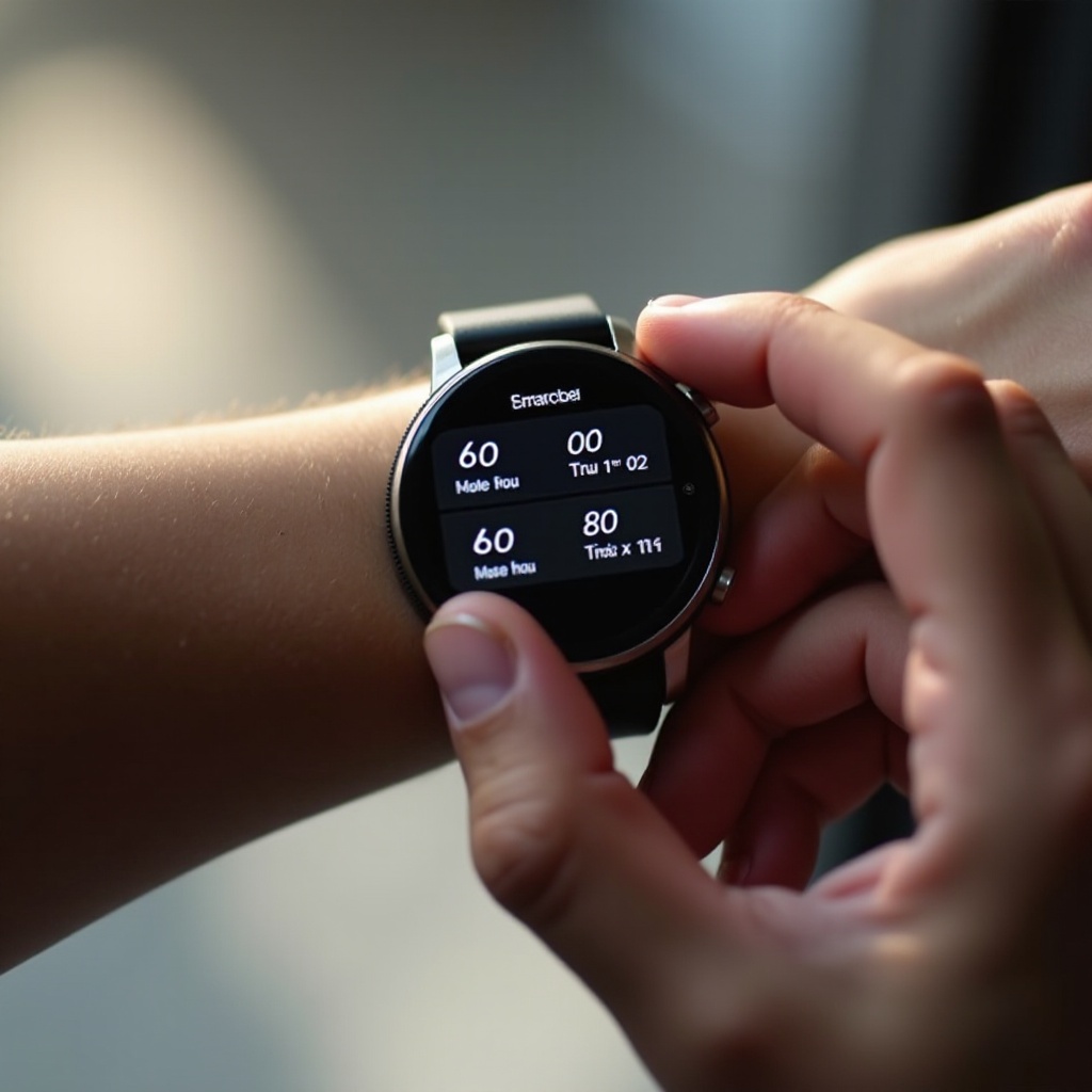 how to change time format in smart watch